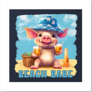 Beach Babe Posters and Art